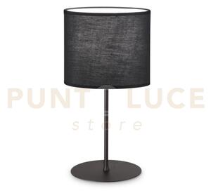 Base per lume in metallo set up grande 1 luce attacco e27 nero