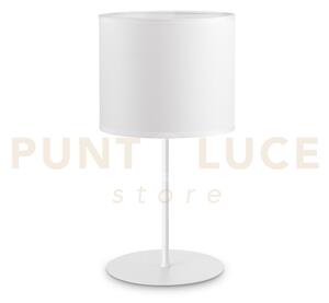 Base per lume in metallo set up grande 1 luce attacco e27 bianco