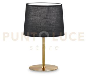 Base per lume in metallo set up piccolo 1 luce attacco e27 ottone
