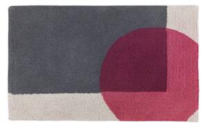 Tappeto D'arredo In Cotone Tangeri 50x80 Carrara Moderno Bordeaux Caleffi