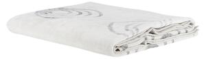 Telo Bagno In Acrilico Dralon Silver Circle 95X150 Carrara Moderno Silver Caleffi
