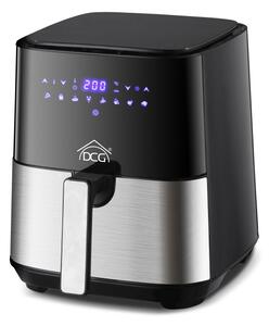 DCG Friggitrice ad Aria 5 Litri Potenza 1450W con Timer e Termostato Regolabile colore Nero/Argento - FR3605D