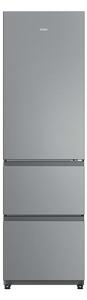 Haier Frigorifero Combinato 3 Porte Capacit 303 Litri Classe energetica D Raffreddamento No Frost colore Acciaio Inox - HTR3518DNMX