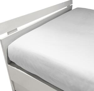 Lenzuolo Inferiore In Raso Di Cotone Precious Sateen 76x152 Mirabello Brera Tinta Unita Bianco Caleffi