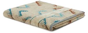 Telo Bagno In Acrilico Dralon Kanzi 95X150 Carrara Moderno Turchese Caleffi