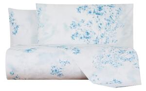 Copripiumino Con Federe In Percalle Luisiana Mandorlo In Fiore Matrimoniale - 255X255 + 2 Federe50X80 Emporium Floreale Azzurro Caleffi
