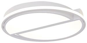 Plafoniera LED 8990-50x50x10 con telecomando Colore della luce/luminosità regolabile all'interno Cornice 4500 Kelvin Bianco freddo A+