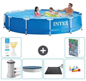 Piscina autoportante rettangolare - 366x76 cm - 5 pezzi - Modello S211