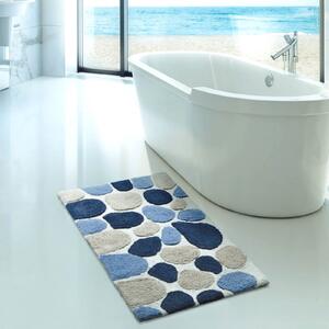 Tappeto D'arredo In Acrilico Dralon Brighton 50x80 Carrara Moderno Blu Caleffi