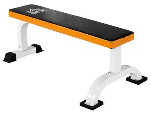 HOMCOM Panca piana, Capacità max 200 kg, 112x 62 x 43 cm, Nero