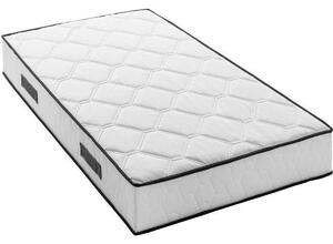 Materasso 90 x 190 x 24 cm (altezza) - 380 molle insacchettate - 7 zone - Bilanciato - Reversibile