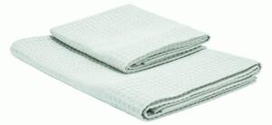 Asciugamano Con Ospite In Nido D'ape Ape 40X60+60X100 Bellora Continuat. Tinta Unita Thea Caleffi