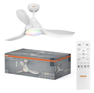 Osram - Ventilatore da soffitto LED RGB dimmerabile NORDES LED/18W/230V 3000-6500K + telecomando