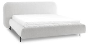Letto matrimoniale imbottito beige con contenitore e rete inclusi 180x200 cm Pointt – ELTAP