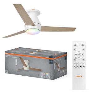 Osram - Ventilatore da soffitto LED RGB dimmerabile NORDES LED/18W/230V 3000-6500K + telecomando