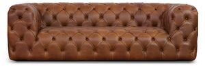 Divano Nemo Chesterfield in Pelle Primo Fiore Premium - Design Iconico