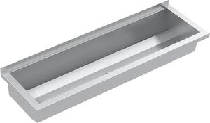 KWC AR Vaschetta di lavaggio, PLANOX, acciaio inox, W.-Mont., 1000x210x382 mm, senza banco a braccio