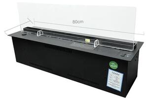 Camino elettrico, montaggio a parete, fiamma LED regolabile, 800 mm (31,50 pollici), protezione contro l'ingresso di acqua