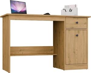 Scrivania Chester In Rovere Artisan Con 1 Cassetto - Mobile Da Ufficio