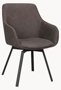Set di 2 sedie girevoli imbottite Alison