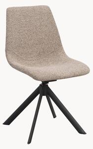Set di 2 sedie da pranzo girevoli imbottite Dunmore