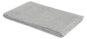 Telo Arredo Copridivano In Plaid Grandecor In Tinto In Filo Armonia 130x170 Bellora Moderno Grigio Caleffi