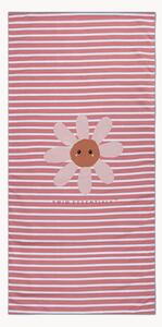Telo mare per bambini in microfibra con custodia Daisy Flower
