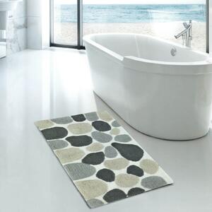 Tappeto D'arredo In Acrilico Dralon Brighton 50x80 Carrara Moderno Grigio Caleffi