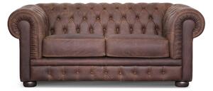 Divano Chesterfield in Pelle Primo Fiore Premium – Iconico, Finiture di Pregio