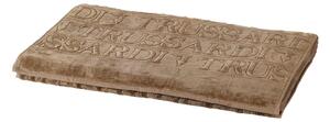 Telo Bagno In Acrilico Dralon Overlogo 95X150 Trussardi Moderno Sabbia Caleffi