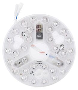 Lampada LED da 5,3 pollici per ventilatore da soffitto, lampadina di ricambio LED 3000K 4200K 6500K, 3 colori, dimmerabile, 15W, kit di retrofit rotondo, da 95 a 265 V