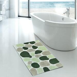 Tappeto D'arredo In Acrilico Dralon Brighton 70X110 Carrara Moderno Verde Caleffi