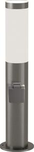 Brilagi - Lampada da esterno con presa ELIA 1xE27/20W/230V IP44 50 cm, finitura cromata