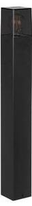 Lampada da esterno 1xE27/40W/230V IP44 80 cm nero/fumé