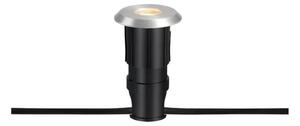 Markslöjd 107716 - Lampada da incasso LED per esterni GARDEN24 0,8 W/24 V IP44 nero/cromo satinato
