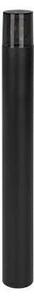 Lampada da esterno 1xE27/40W/230V IP44 80 cm nera/fumé
