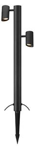 Markslöjd 108486 - Lampada LED da esterno GARDEN24 2xLED/6W/24V 99 cm IP44 nera