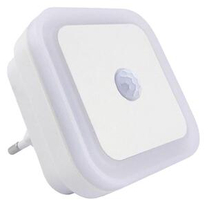 Luce notturna a LED con sensore di movimento e sensore crepuscolare LED/0,5W/230V bianco