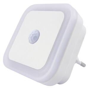 Luce notturna a LED con sensore di movimento e sensore crepuscolare LED/0,5W/230V bianco