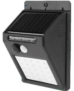 HÖFFTECH - Lampada da parete solare a LED con sensore LED/3,7V 1200 mAh IP65
