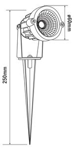 HÖFFTECH - Lampada LED da esterno LED/5W/230V IP65