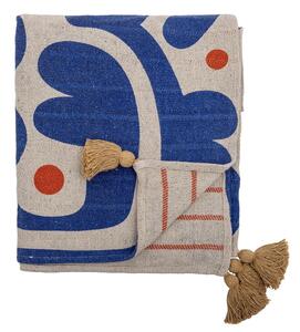 Coperta blu 130x160 cm Eviaya - Bloomingville