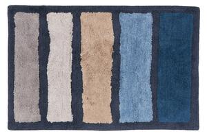 Tappeto D'arredo In Cotone Amorgos 50x80 Carrara Moderno Blue Caleffi