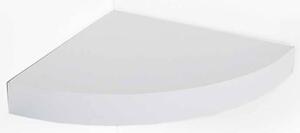 Mensola Parete Angolare 24x24x4 cm Scaffale con Ripiano ad Angolo in Legno MDF Bianco