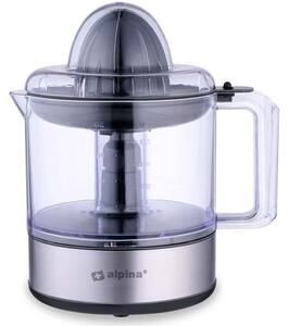 Spremiagrumi Elettrico 30W con Piedini Antiscivolo e Filtro Polpa e Semi 800ml Senza BPA Argento