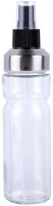 Spruzzino Dosatore Spray per Olio da Cucina Capienza 150ml in Acciaio e Vetro