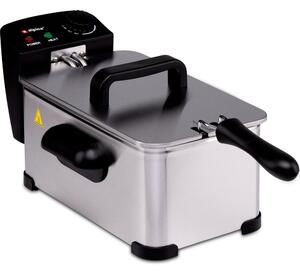 Friggitrice da Cucina 3 Litri Potenza 2000 Watt Temperatura Regolabile e Spia Controllo