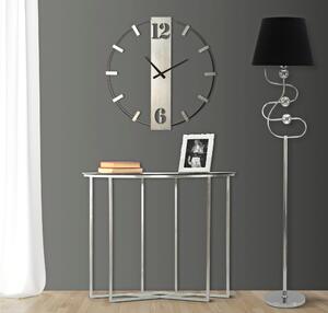 Orologio da parete in metallo e legno SILVERY Dimensioni 61x4,5x63 cm linee industrial e d'avanguardia