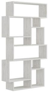 Libreria Moderna 168x96x25 cm Scaffale 8 Ripiani in MDF Bianco Frassinato