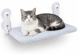 Cuccia da Finestra Amaca per Gatto 52x30 cm Max 6 kg Bianco